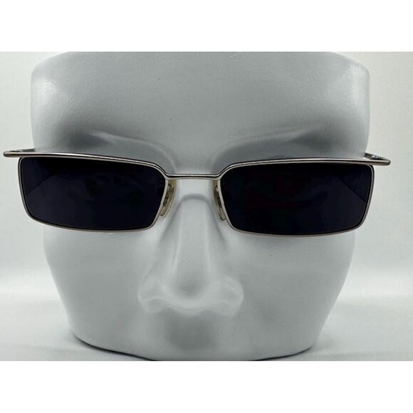 Vintage Y2K Eyeglasses | NOS | Narrow Metal Style | Grey Sun | Brooks Brothers - Picture 2 of 10